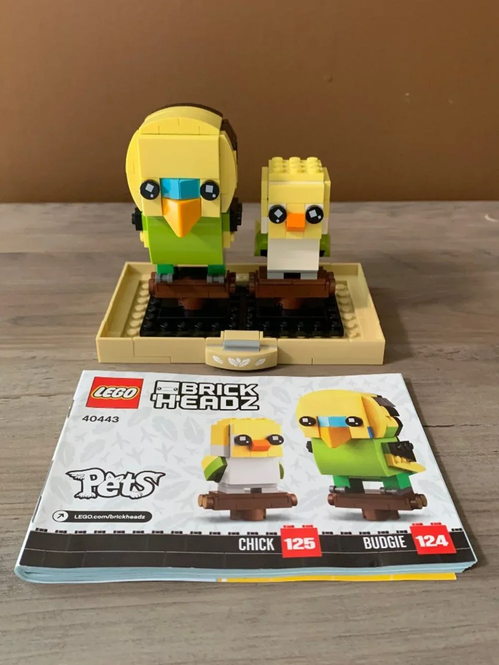 Lego 40443 Brick Headz Budgie